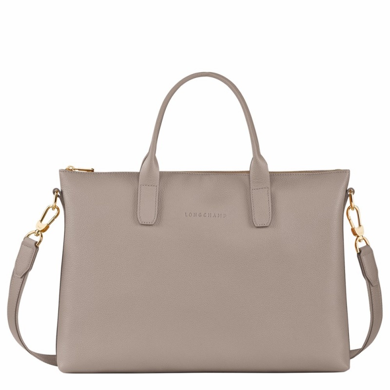 Light Brown Longchamp Le Foulonne S Women's Briefcase Bags